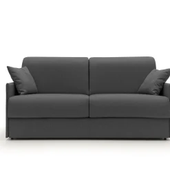 Canapé convertible tissu déhoussable Arthur - Anthracite - 3 places