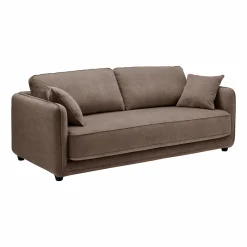 Canapé convertible tissu Paxi - Taupe