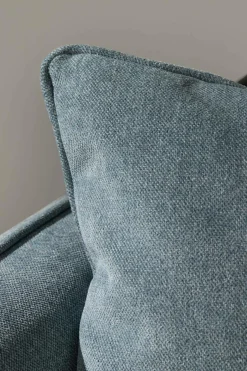 Canapé convertible tissu Paxi - Bleu Clair