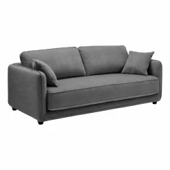 Canapé convertible tissu Paxi - Anthracite