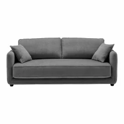 Canapé convertible tissu Paxi - Anthracite