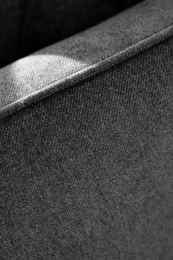 Canapé convertible tissu Paxi - Anthracite