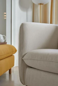 Canapé convertible tissu Portimo - Lin