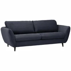 Canapé convertible tissu Persson - Bleu Marine