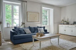 Canapé convertible tissu Pacha - Bleu