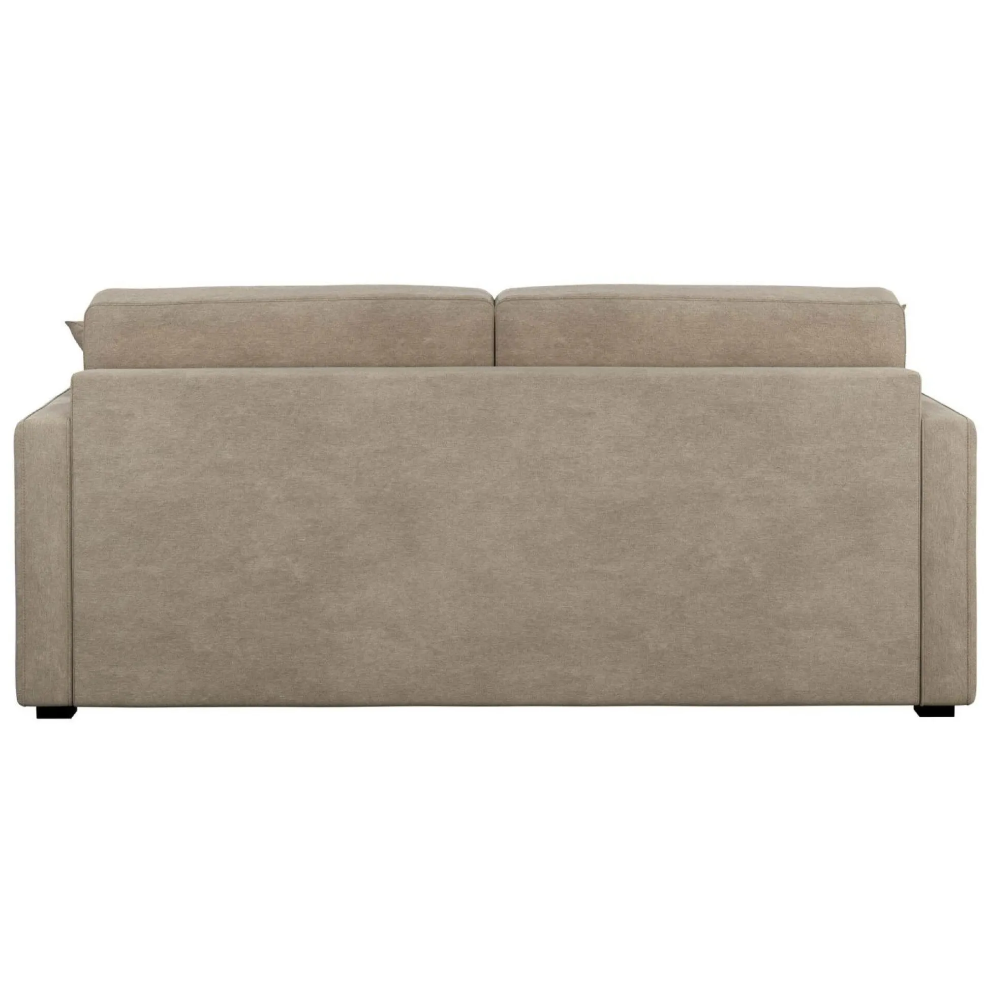 Canapé convertible tissu Parme - Grège - 3 places