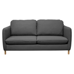 Canapé convertible tissu Portimo - Gris Foncé