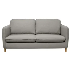 Canapé convertible tissu Portimo - Gris Clair