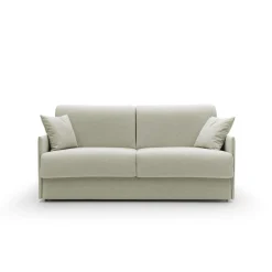 Canapé convertible tissu recyclé déhoussable Arthur - Lin - Grand 2 places