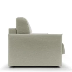 Canapé convertible tissu recyclé déhoussable Arthur - Lin - Grand 2 places