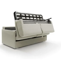 Canapé convertible tissu recyclé déhoussable Arthur - Lin - Grand 2 places