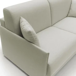 Canapé convertible tissu recyclé déhoussable Arthur - Lin - Grand 2 places