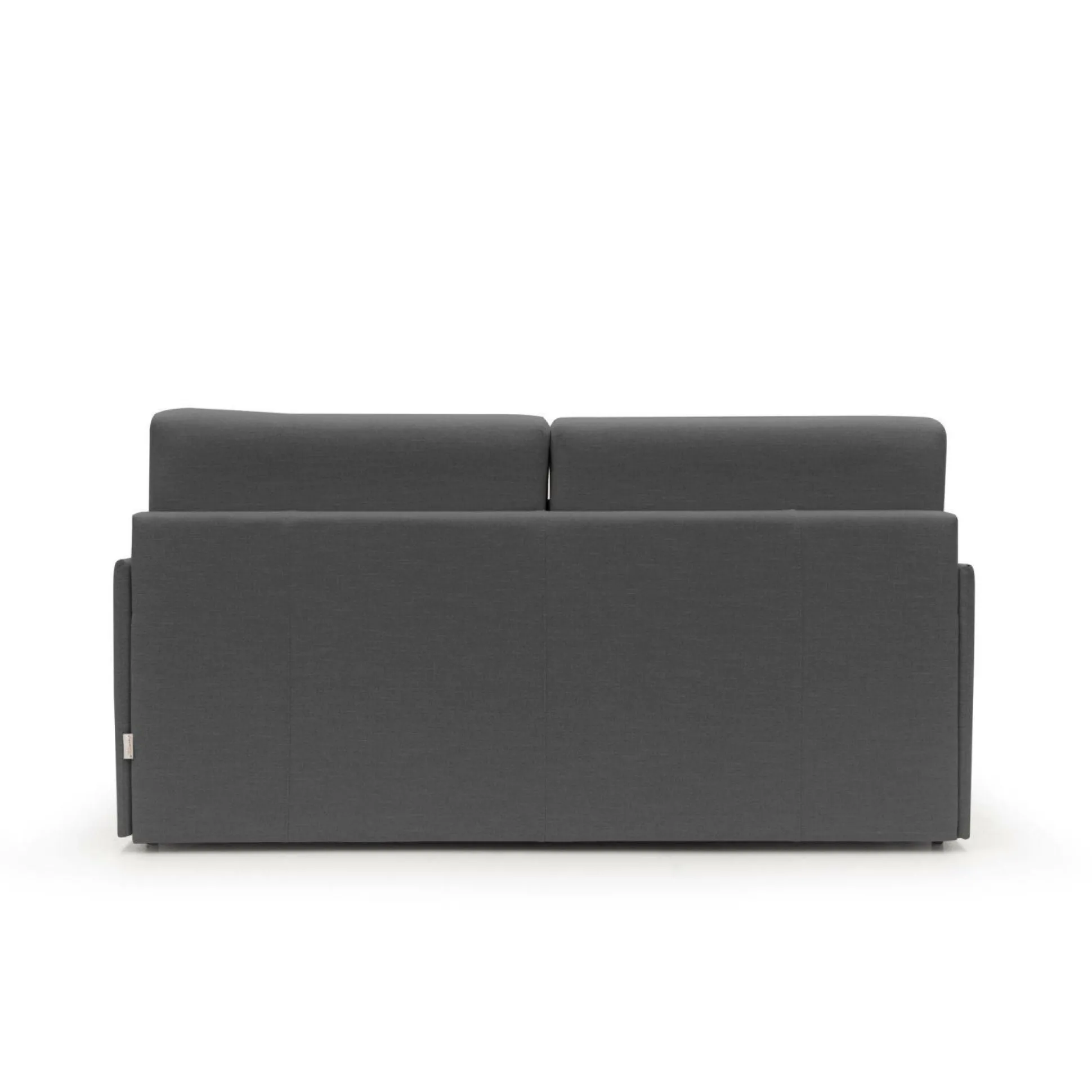 Canapé convertible tissu recyclé déhoussable Arthur - Anthracite - 3 places