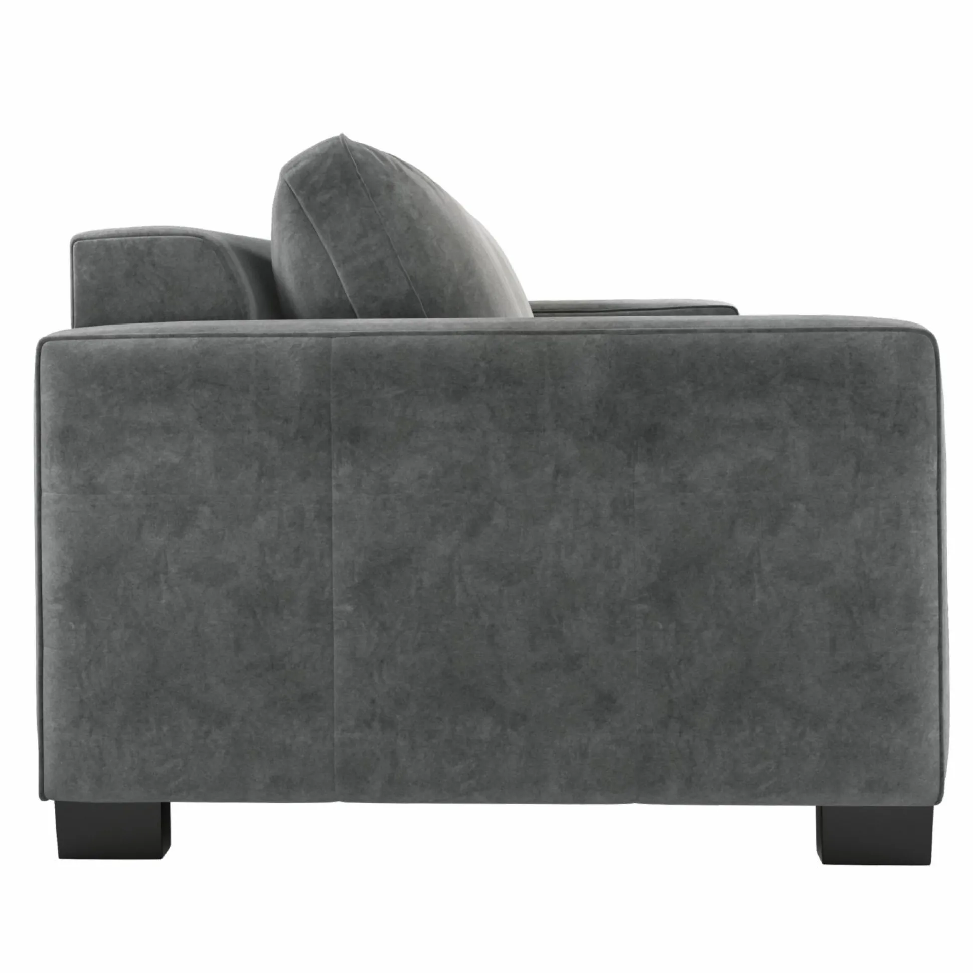 Canapé convertible velours Octave - Gris Clair