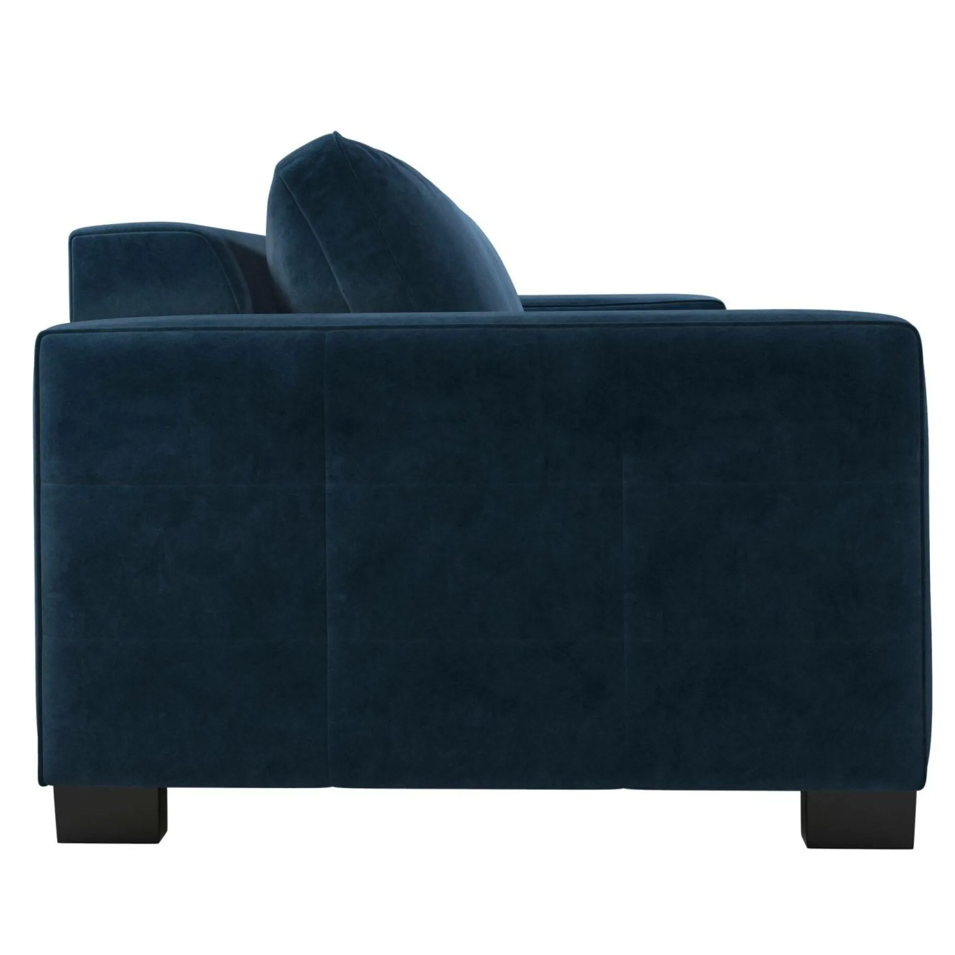 Canapé convertible velours Octave - Bleu