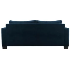 Canapé convertible velours Octave - Bleu