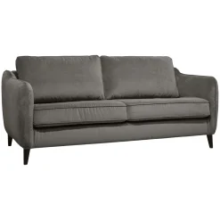 Canapé convertible velours Prince - Gris