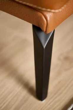 Canapé cuir Basile - Cognac - 3 places