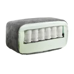 Canapé cuir têtières relevables Ben - Platine - Grand 3 places