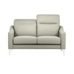 Canapé cuir têtières relevables Ben - Lune - Grand 2 places