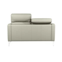 Canapé cuir têtières relevables Ben - Lune - Grand 2 places