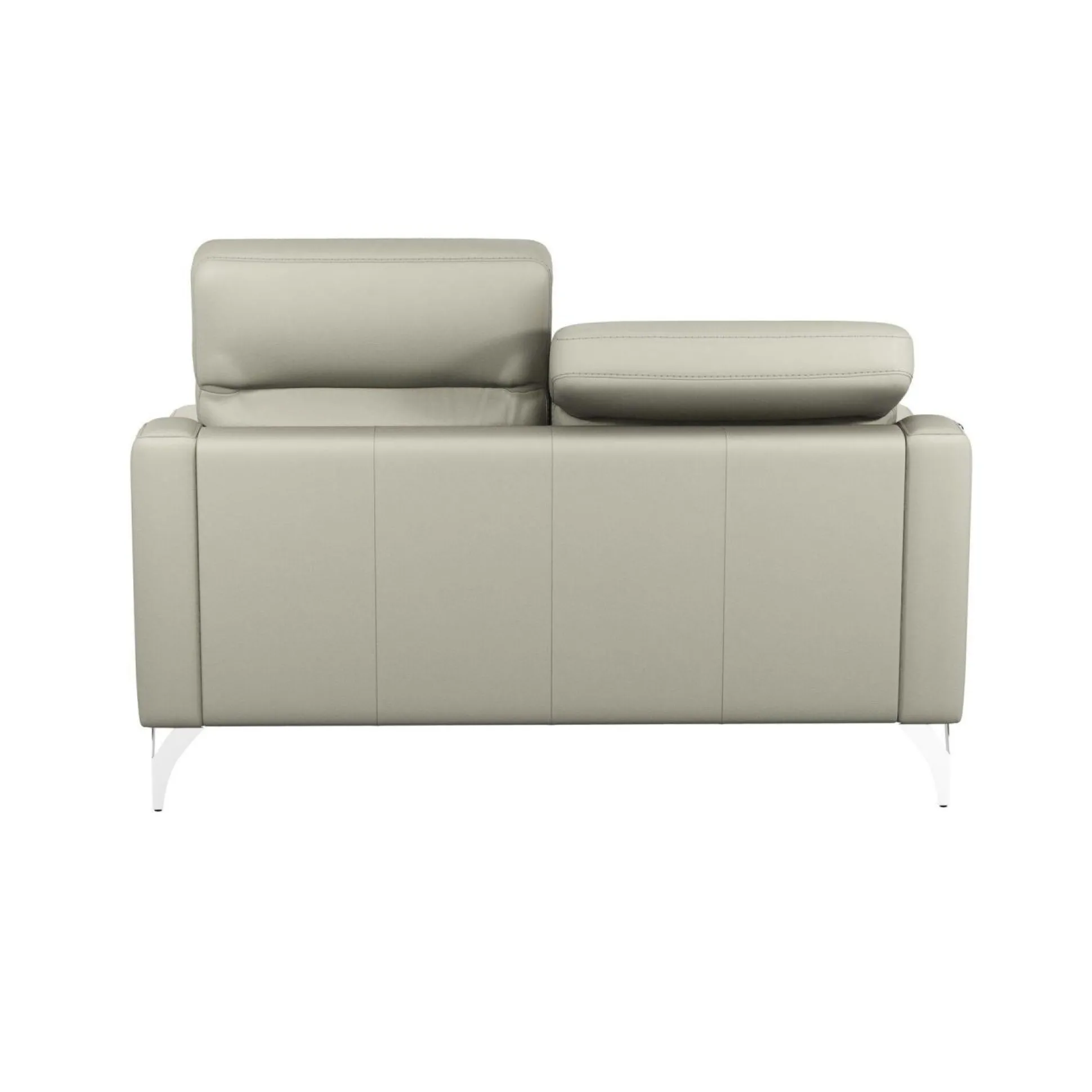 Canapé cuir têtières relevables Ben - Lune - Grand 2 places