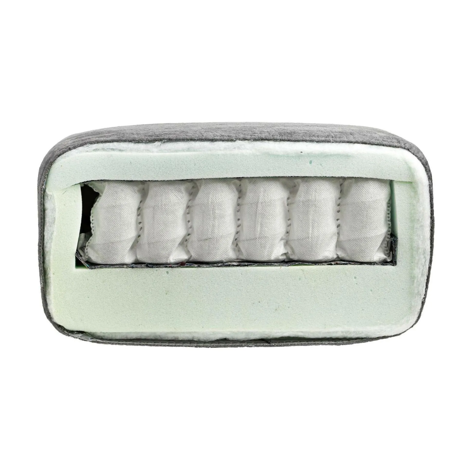 Canapé cuir têtières relevables Ben - Blanc - 3 places