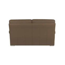 Canapé cuir Vittoria - Biscuit - 2 places