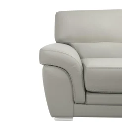 Canapé cuir Vittoria - Blanc - 2 places