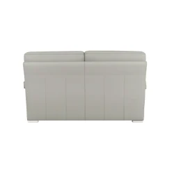 Canapé cuir Vittoria - Blanc - 3 places