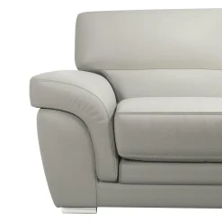 Canapé cuir Vittoria - Blanc - 3 places
