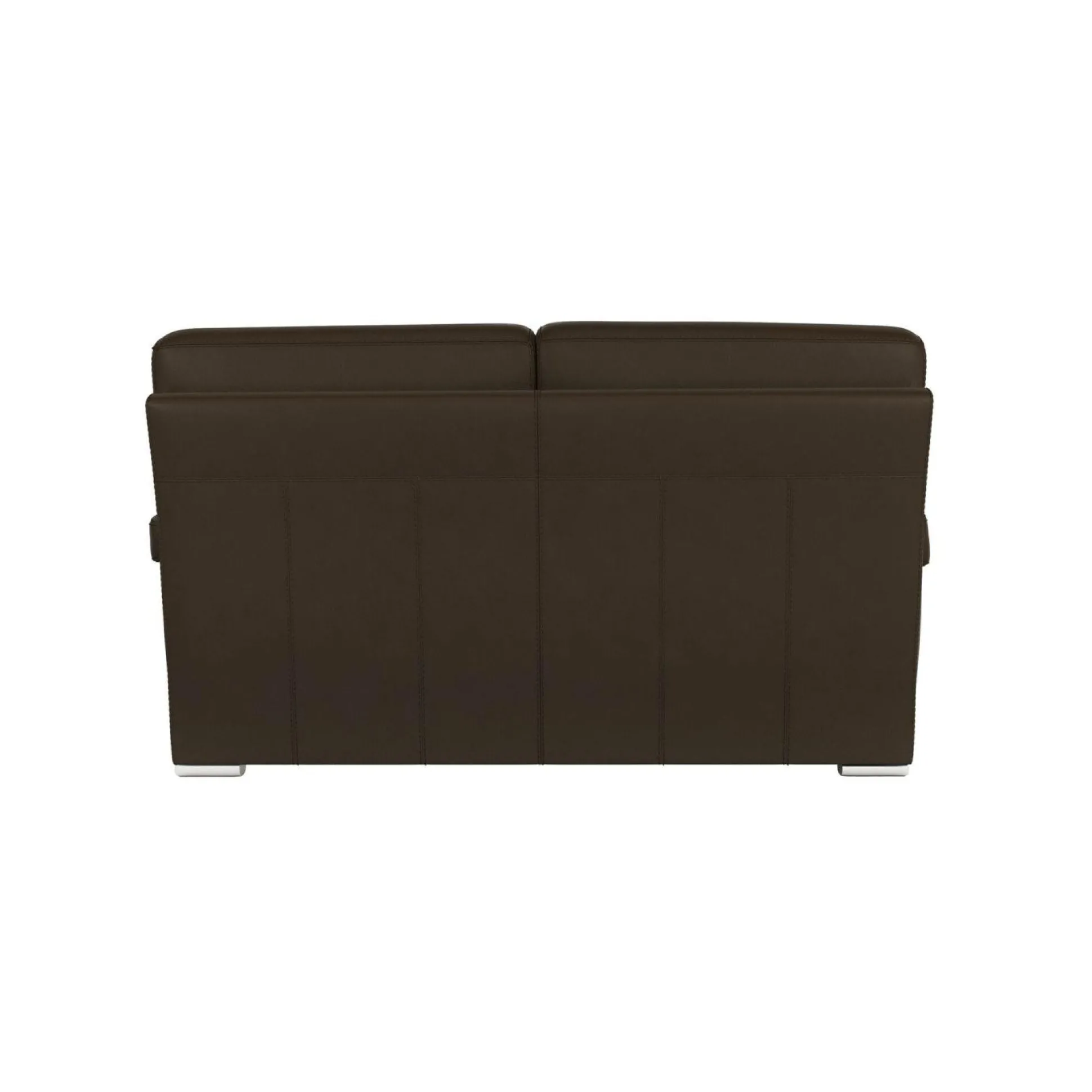 Canapé cuir Vittoria - Coffee - 2 places