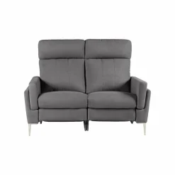 Canapé relax électrique tissu Boston - Ardoise - 2 places