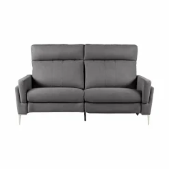 Canapé relax électrique tissu Boston - Ardoise - 3 places - relax à droite