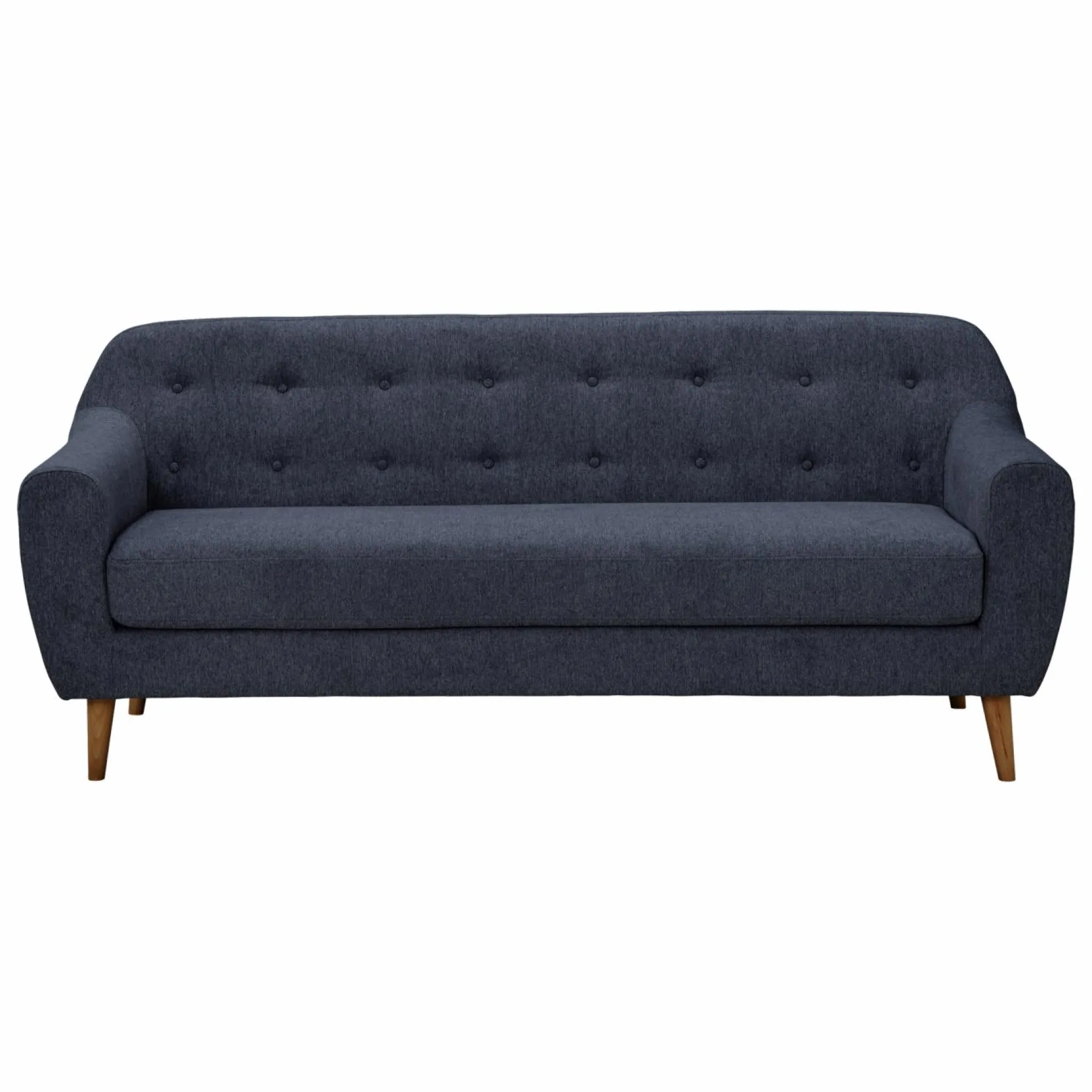 Canapé tissu Agathe - Bleu - 3 places