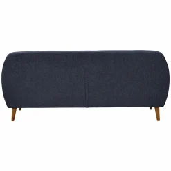 Canapé tissu Agathe - Bleu - 3 places