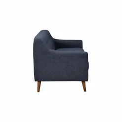 Canapé tissu Agathe - Bleu - 2 places