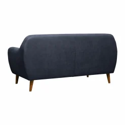 Canapé tissu Agathe - Bleu - 2 places
