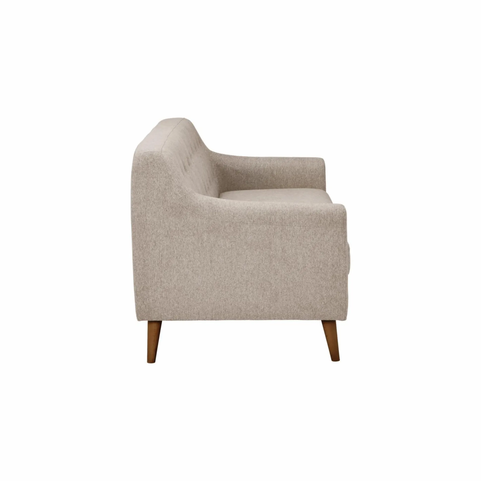 Canapé tissu Agathe - Crème - 3 places