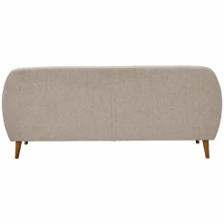 Canapé tissu Agathe - Crème - 3 places