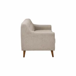 Canapé tissu Agathe - Crème - 2 places