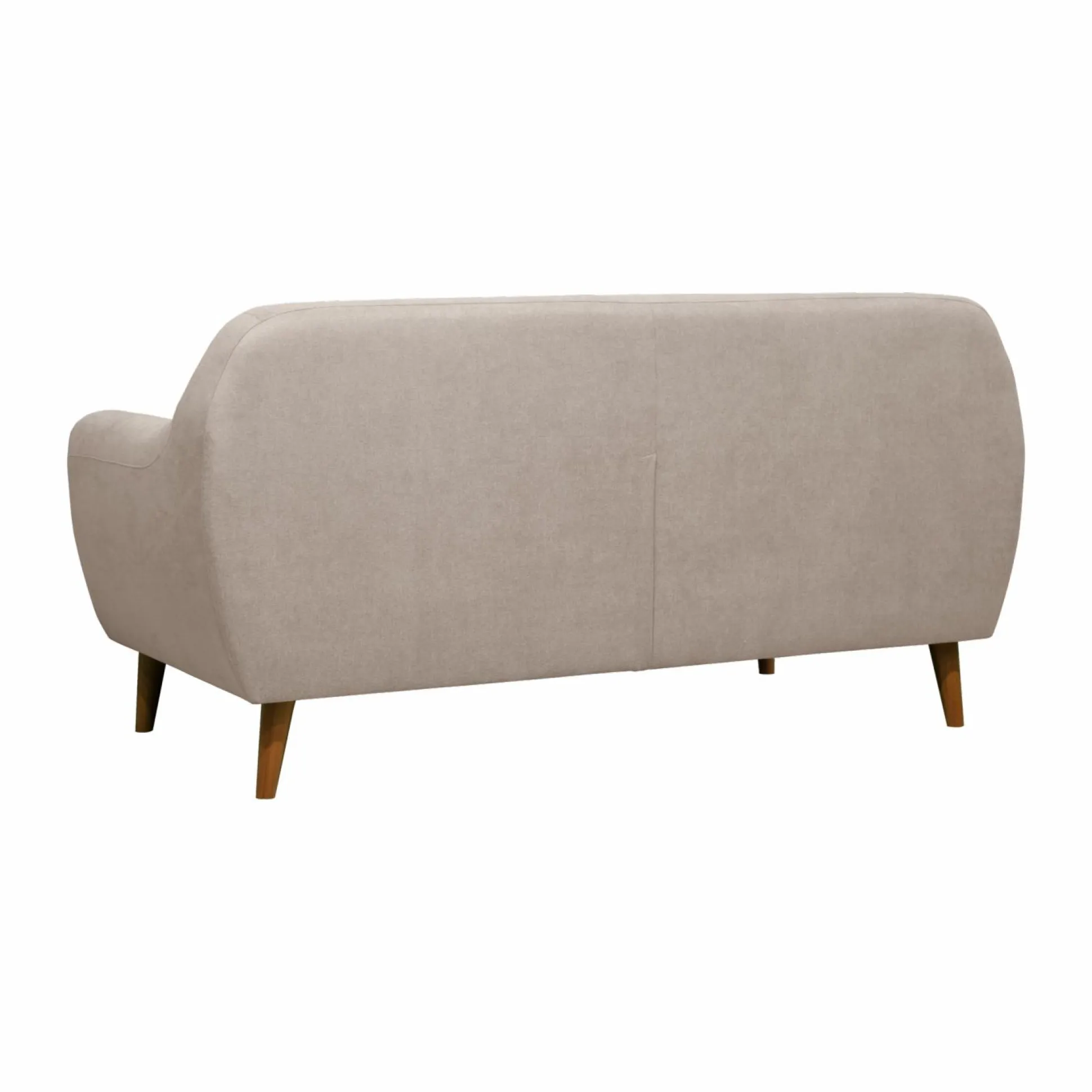 Canapé tissu Agathe - Crème - 2 places