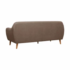 Canapé tissu Agathe - Grège - 3 places
