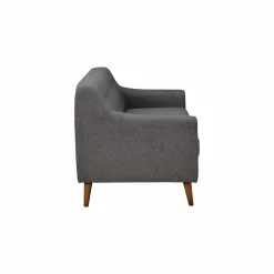 Canapé tissu Agathe - Gris Foncé - 2 places