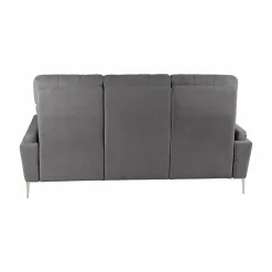 Canapé tissu Boston - Ardoise - Grand 3 places