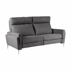 Canapé tissu Boston - Ardoise - 3 places