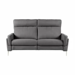 Canapé tissu Boston - Ardoise - 3 places