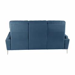 Canapé tissu Boston - Bleu Jean - Grand 3 places