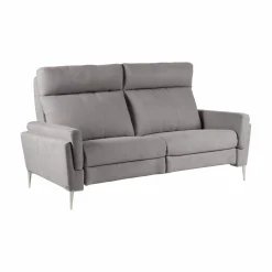 Canapé tissu Boston - Gris Clair - 3 places