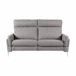 Canapé tissu Boston - Gris Clair - 3 places